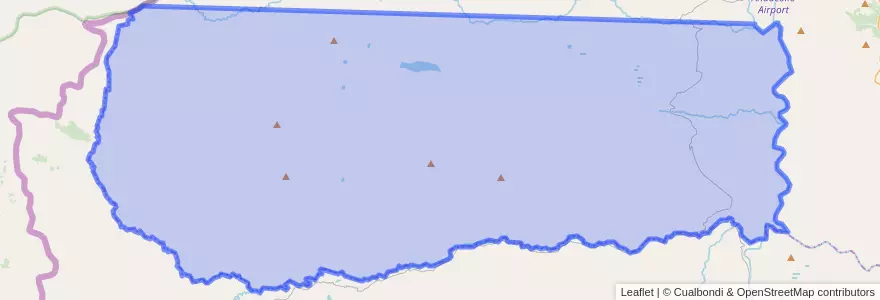 Mapa de ubicacion de Comisión de Fomento de Guañacos.