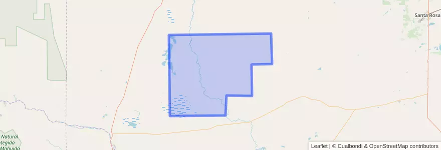 Mapa de ubicacion de Comisión de Fomento de Limay Mahuida.