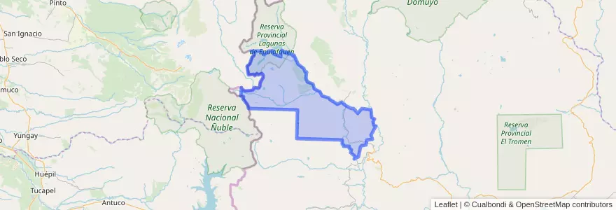 Mapa de ubicacion de Comisión de Fomento de Villa del Nahueve.