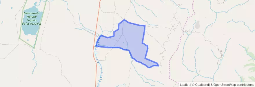 Mapa de ubicacion de Comisión Municipal de Cangrejillos.