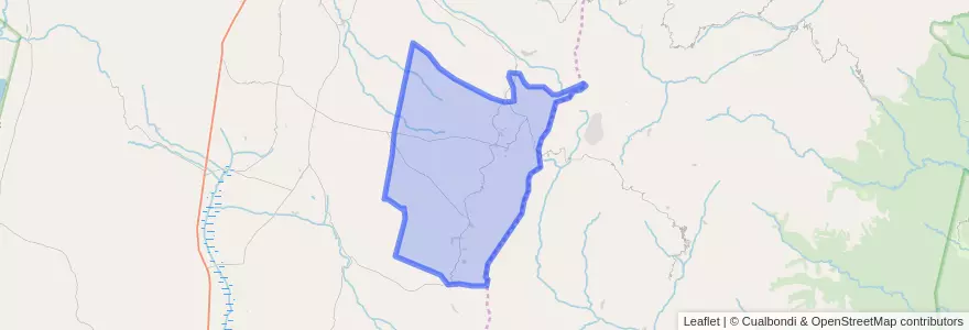 Mapa de ubicacion de Comisión Municipal de El Cóndor.