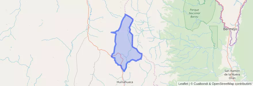 Mapa de ubicacion de Comisión Municipal de Hipólito Yrigoyen.