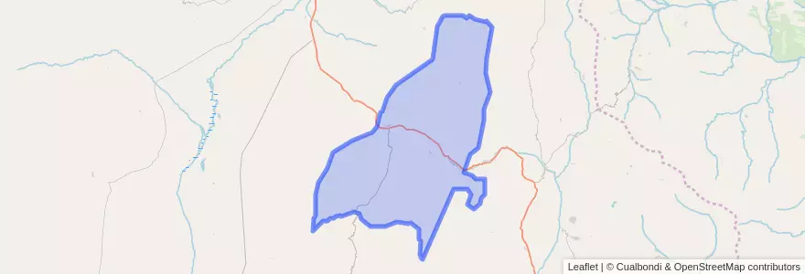 Mapa de ubicacion de Comisión Municipal de Tres Cruces.