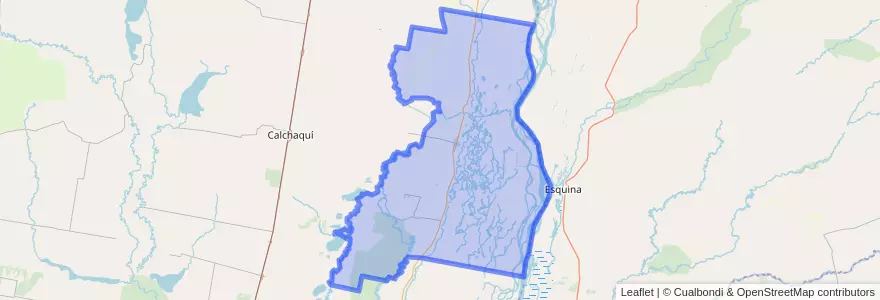 Mapa de ubicacion de Comuna de Alejandra.