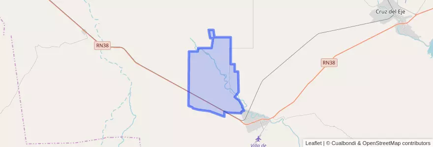 Mapa de ubicacion de Comuna de Bañado de Soto.