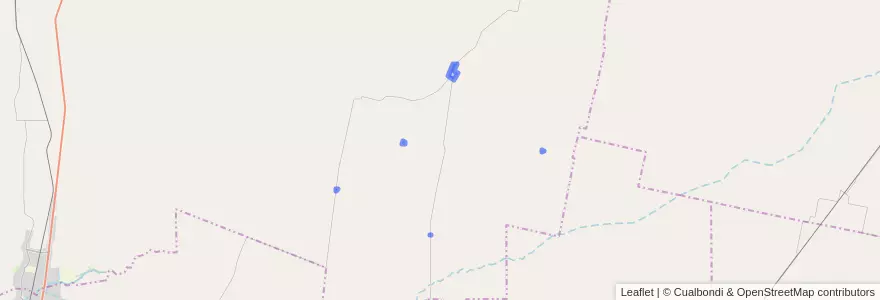 Mapa de ubicacion de Comuna de Candelaria Sud.