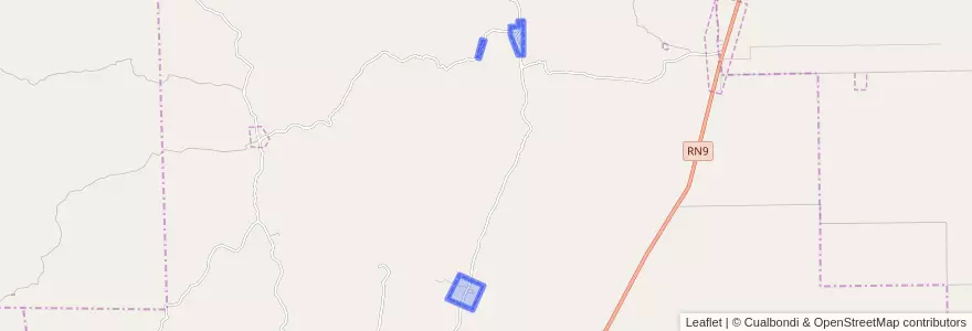 Mapa de ubicacion de Comuna de Churqui Cañada.