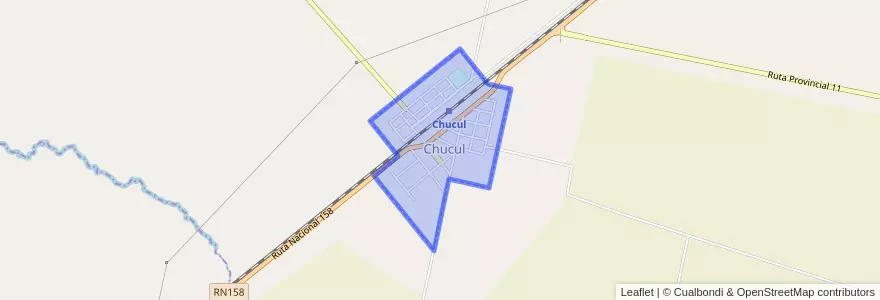 Mapa de ubicacion de Comuna de Chucul.