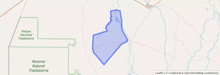 Mapa de ubicacion de Comuna de Ciénaga del Coro.