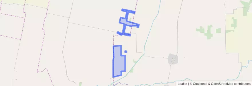 Mapa de ubicacion de Comuna de Colonia Las Pichanas.