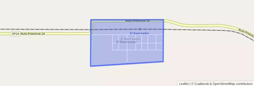 Mapa de ubicacion de Comuna de El Rastreador.
