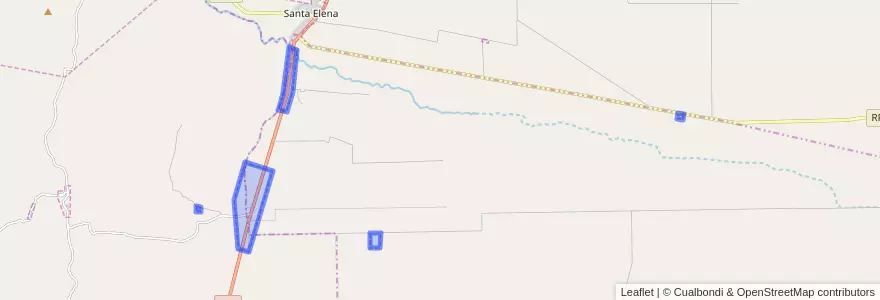 Mapa de ubicacion de Comuna de El Rodeo.