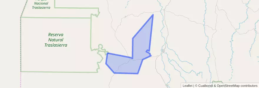 Mapa de ubicacion de Comuna de Estancia de Guadalupe.