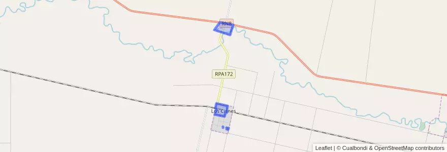 Mapa de ubicacion de Comuna de Los Cisnes.