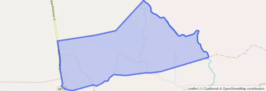 Mapa de ubicacion de Comuna de Los Talares.