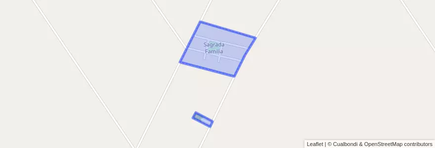 Mapa de ubicacion de Comuna de Sagrada Familia.
