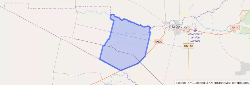 Mapa de ubicacion de Comuna de San José.