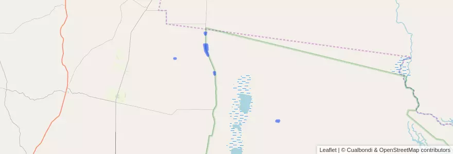 Mapa de ubicacion de Comuna de Villa Candelaria Norte.