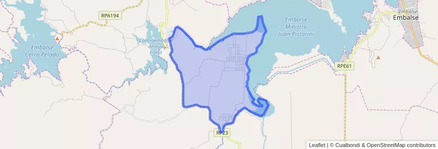 Mapa de ubicacion de Comuna de Villa Quilinzo.