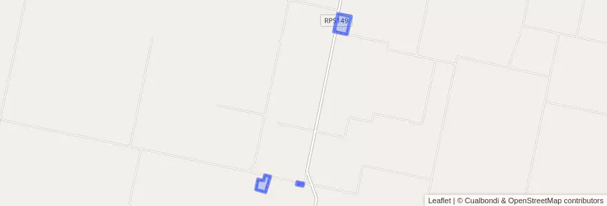 Mapa de ubicacion de Comuna de Villa San Esteban.