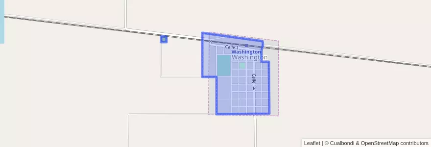 Mapa de ubicacion de Comuna de Washington.