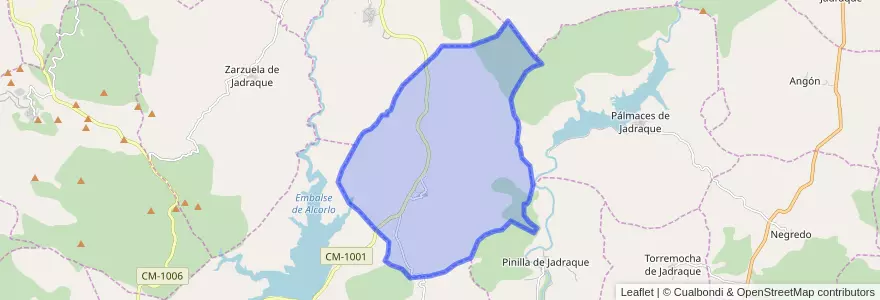 Mapa de ubicacion de Congostrina.
