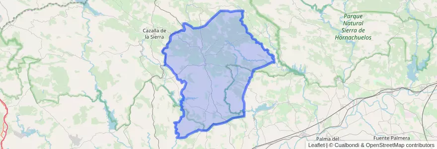 Mapa de ubicacion de Constantina.