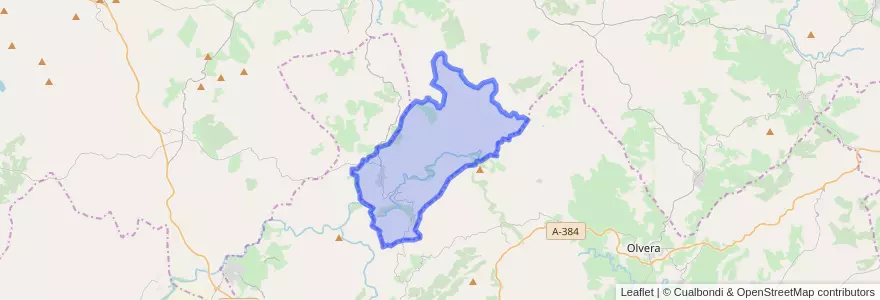 Mapa de ubicacion de Coripe.