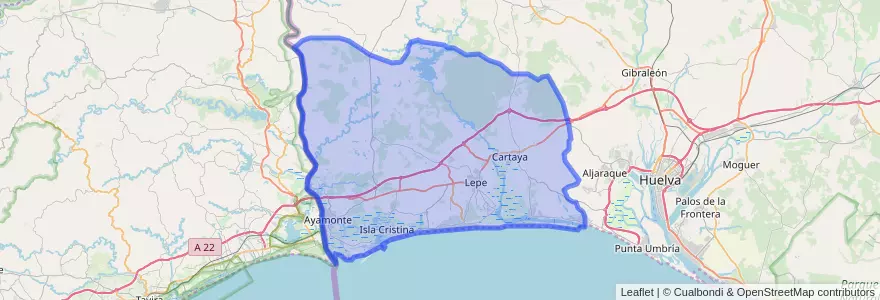 Mapa de ubicacion de Côte occidentale.