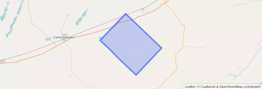 Mapa de ubicacion de Cuartel Bacacay.