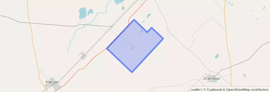 Mapa de ubicacion de Cuartel Comodoro Py.