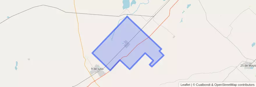 Mapa de ubicacion de Cuartel Dennehy.
