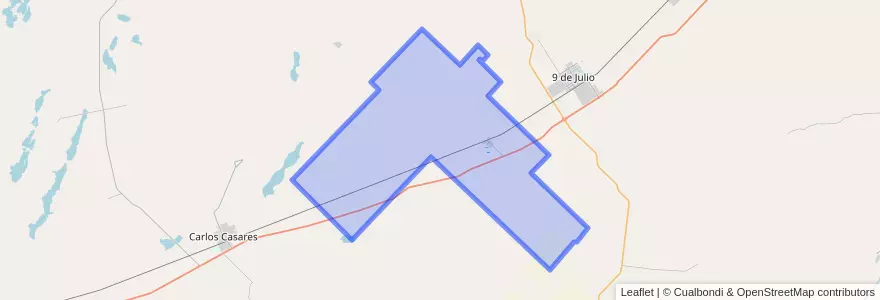Mapa de ubicacion de Cuartel Doce de Octubre.