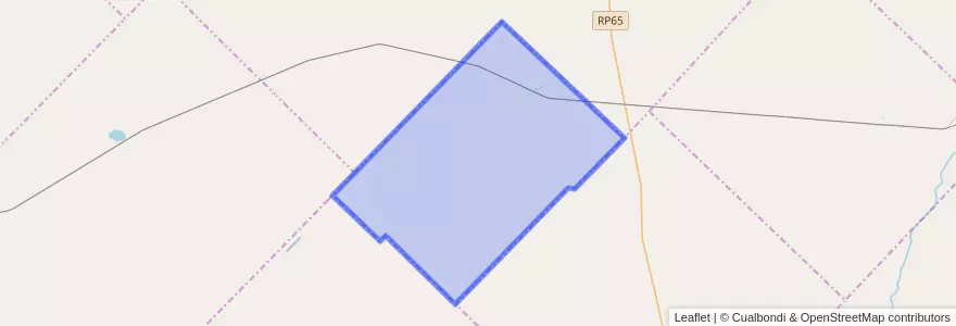 Mapa de ubicacion de Cuartel El Tejar.
