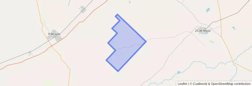 Mapa de ubicacion de Cuartel Morea.