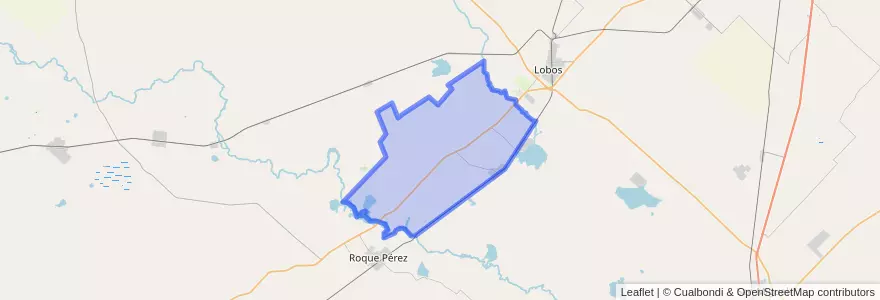Mapa de ubicacion de Cuartel Salvador María.