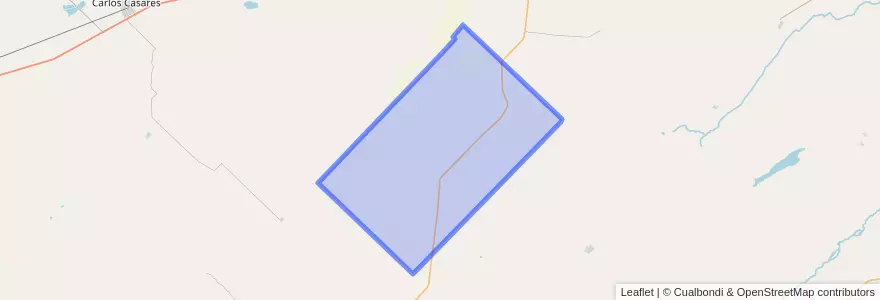 Mapa de ubicacion de Cuartel Santos Unzué.