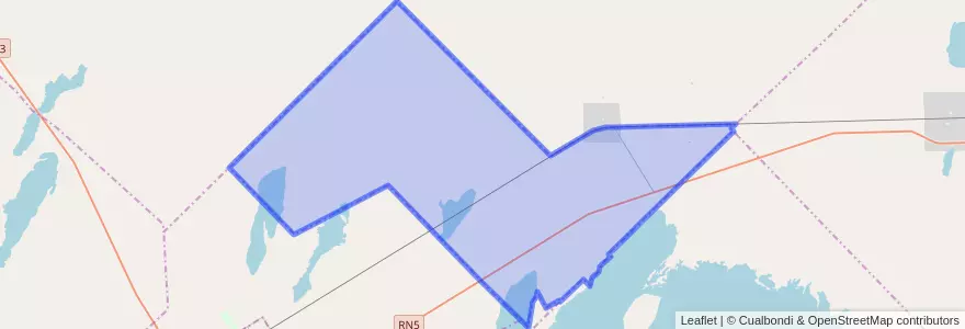 Mapa de ubicacion de Cuartel Segundo.