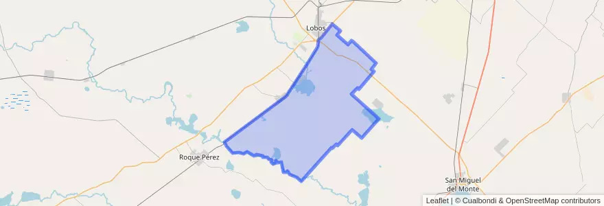 Mapa de ubicacion de Cuartel Villa Loguercio.