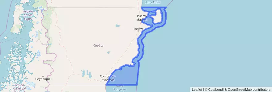 Mapa de ubicacion de Departamento Atlántico.