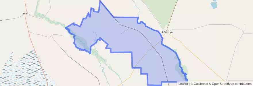 Mapa de ubicacion de Departamento Avellaneda.