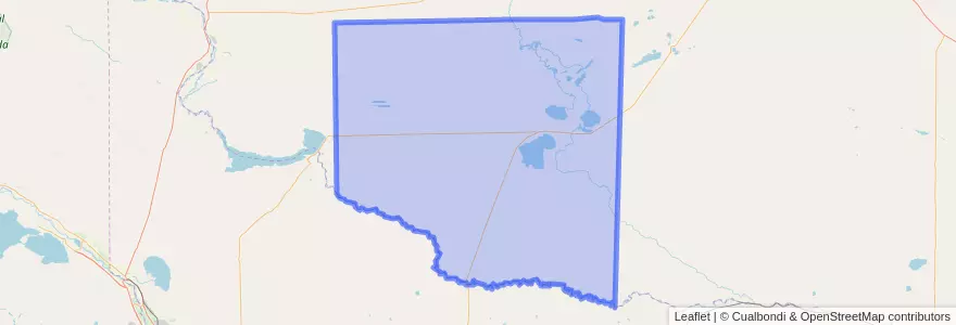 Mapa de ubicacion de Departamento Curacó.