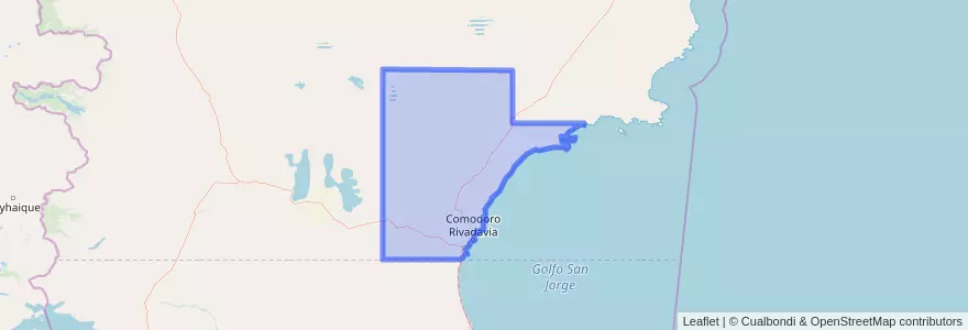 Mapa de ubicacion de Departamento Escalante.