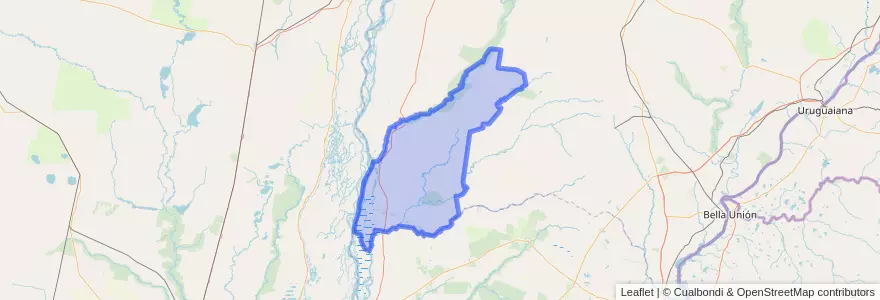 Mapa de ubicacion de Departamento Esquina.
