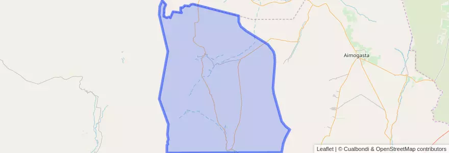 Mapa de ubicacion de Departamento Famatina.