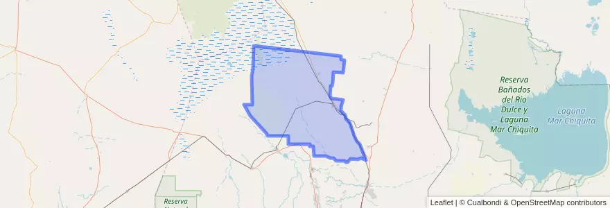 Mapa de ubicacion de Departamento Ischilín.