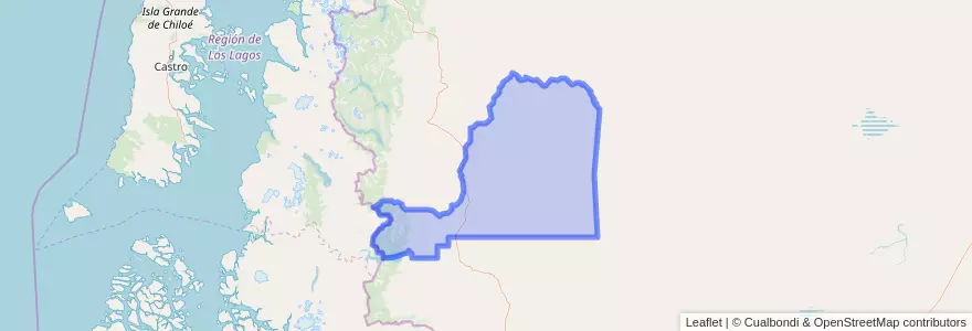 Mapa de ubicacion de Departamento Languiñeo.