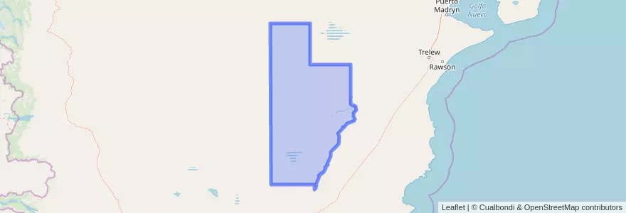 Mapa de ubicacion de Departamento Mártires.