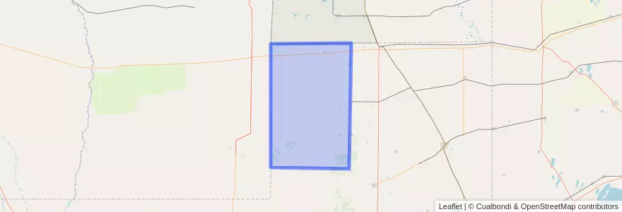 Mapa de ubicacion de Departamento Rancul.