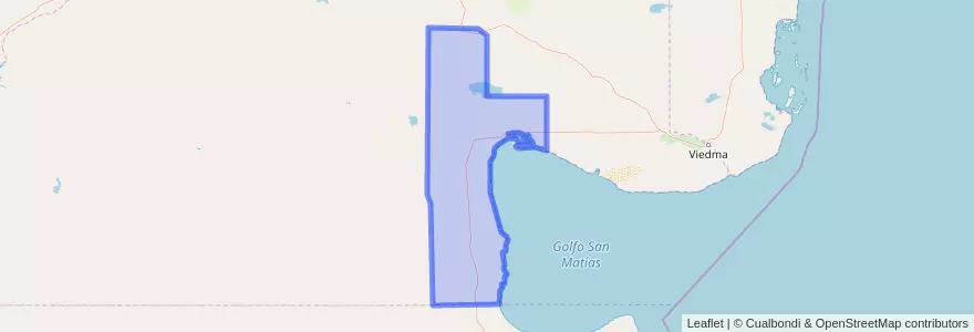 Mapa de ubicacion de Departamento San Antonio.